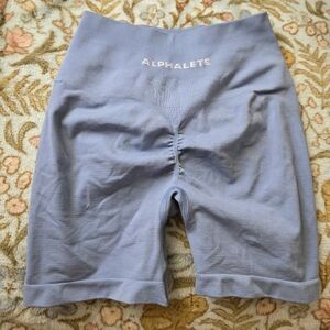 Alphalete Light Blue Seamless Shorts